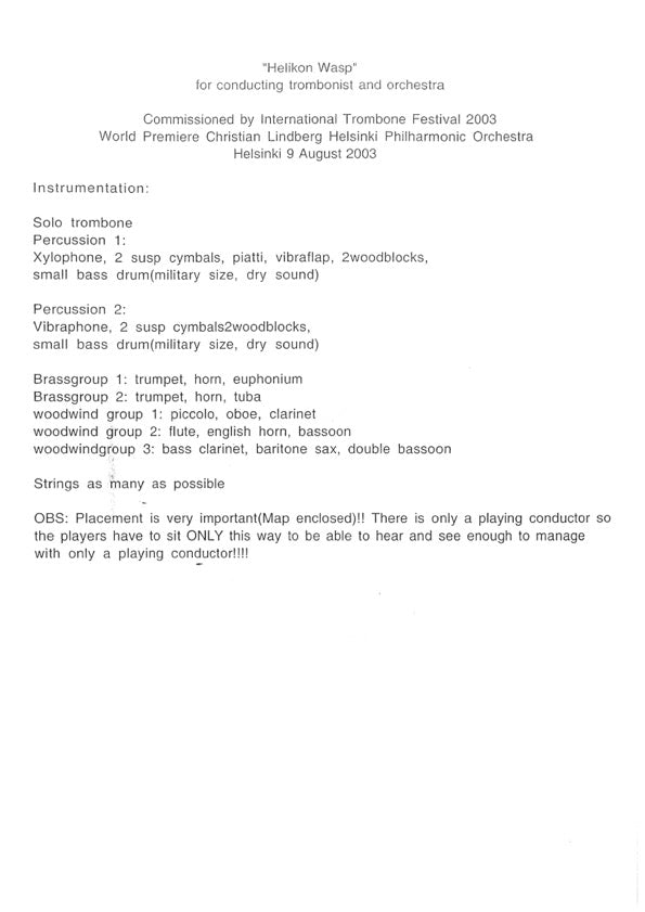 Christian Lindberg: Helikon Wasp - conducting trombonist and orchestra