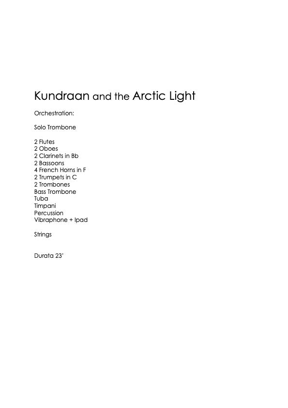 Christian Lindberg: Kundraan and the Arctic Light - Narrating and Conducting Trombonist.