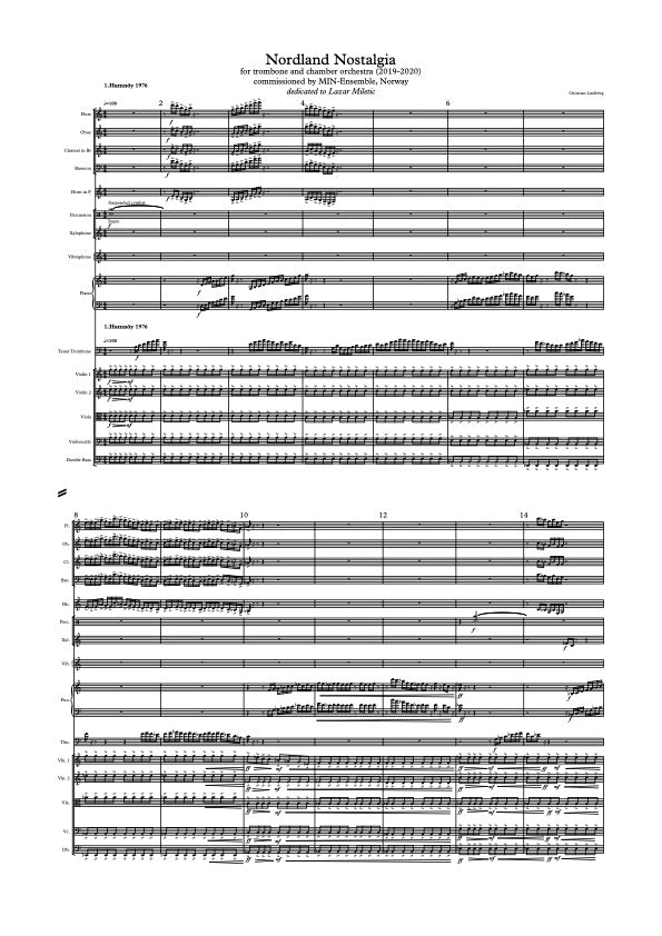 Christian Lindberg: Nordland Nostalgia - Trombone and Chamber orchestra