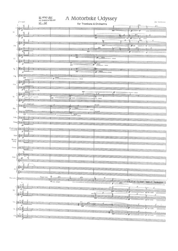 Jan Sandström: A Motorbike Odyssey - Trombone concerto: