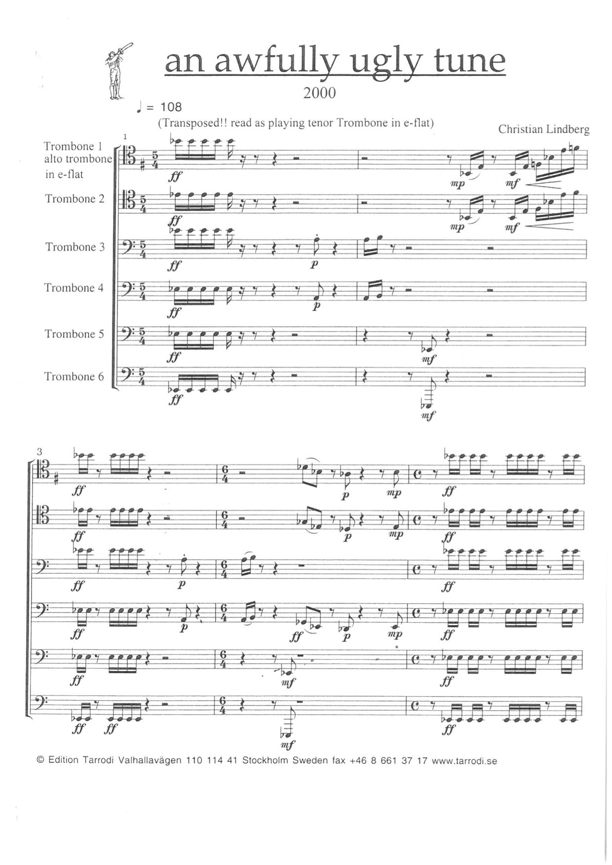 Christian Lindberg - An Awfully Ugly Tune