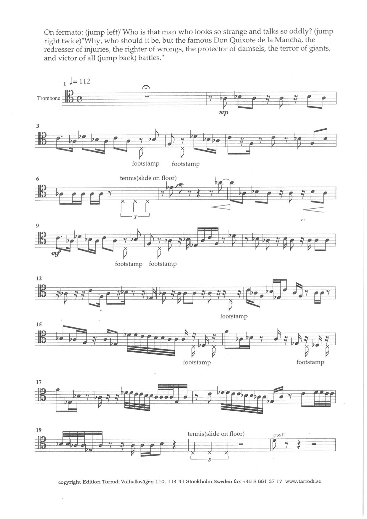 Jan Sandström - Bocetos de la Mancha