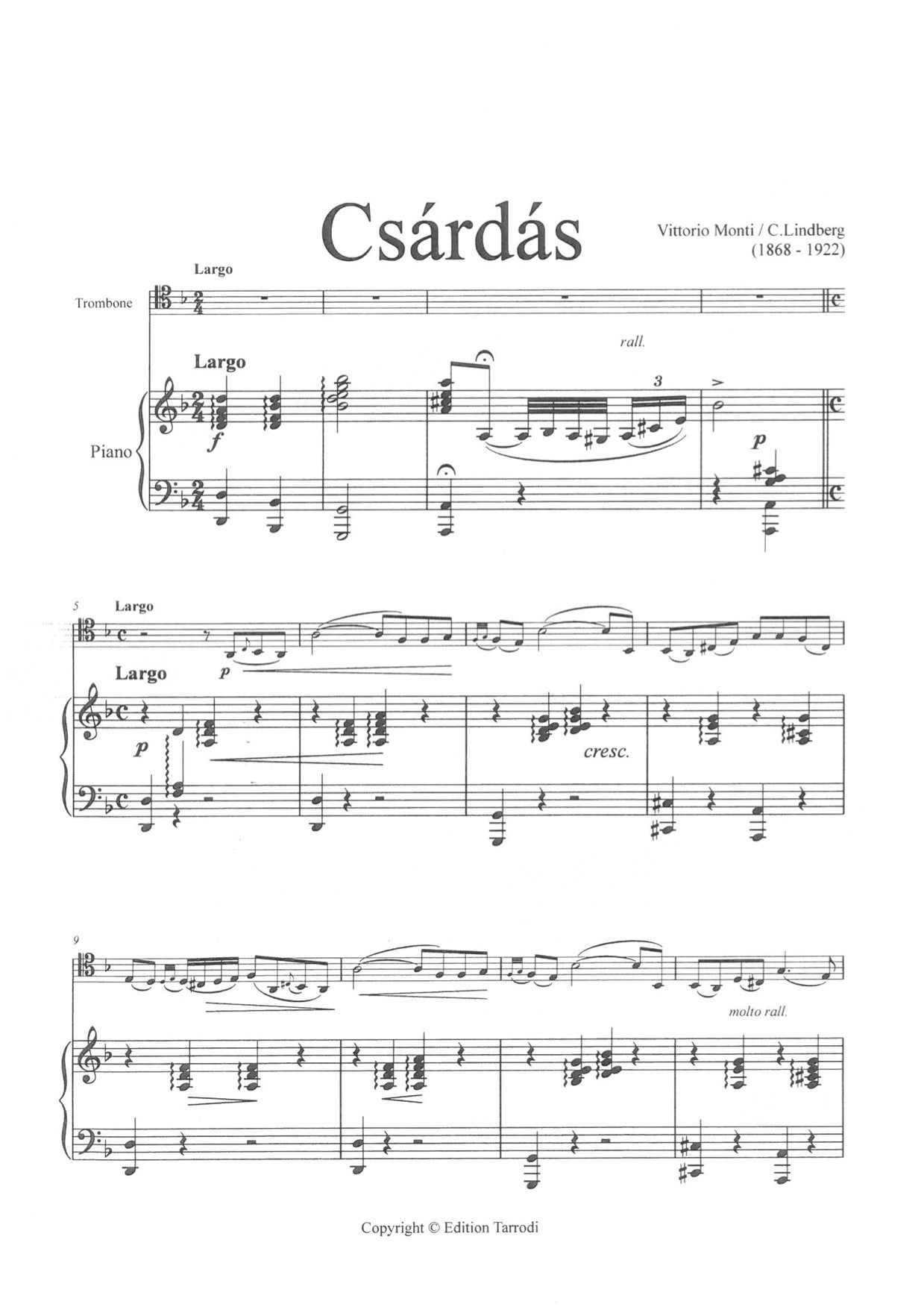 Monti / Lindberg - Csardas