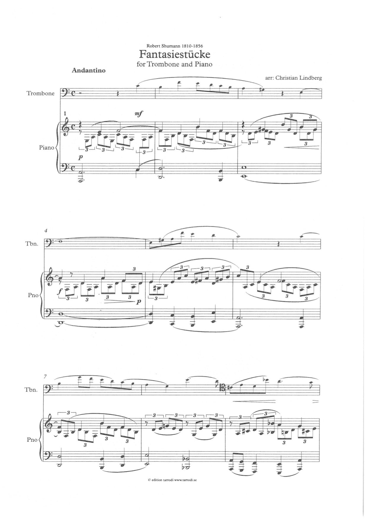 Schumann / Lindberg: - Fantasiestücke