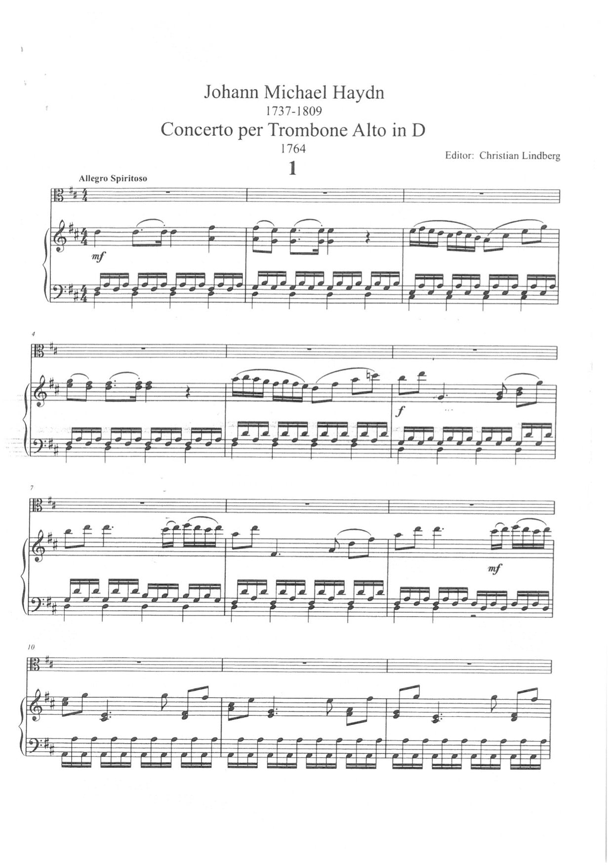 Haydn / Lindberg - Allegro, Andantino & Presto