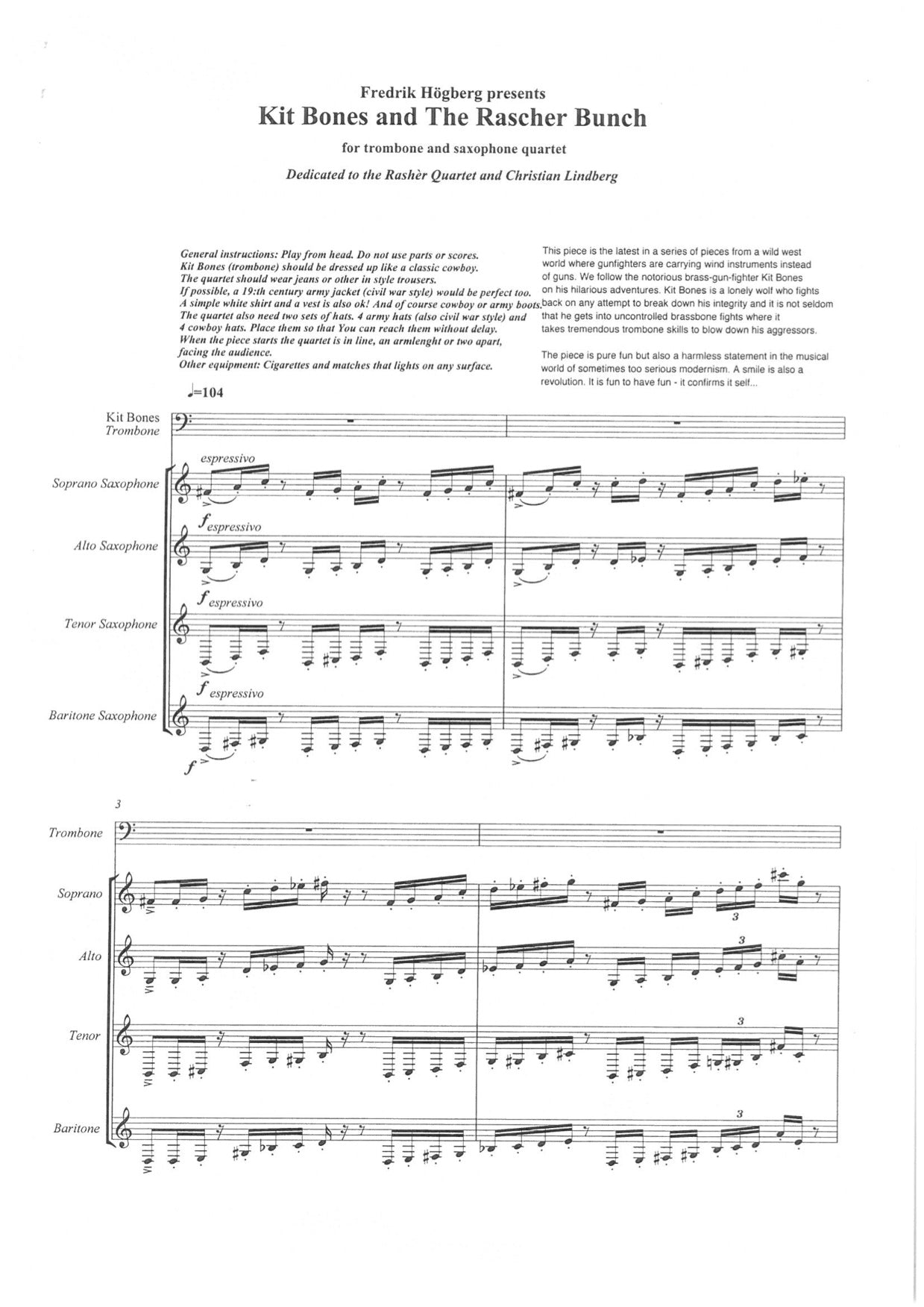 Fredrik Högberg - Kit Bones and The Rascher Bunch