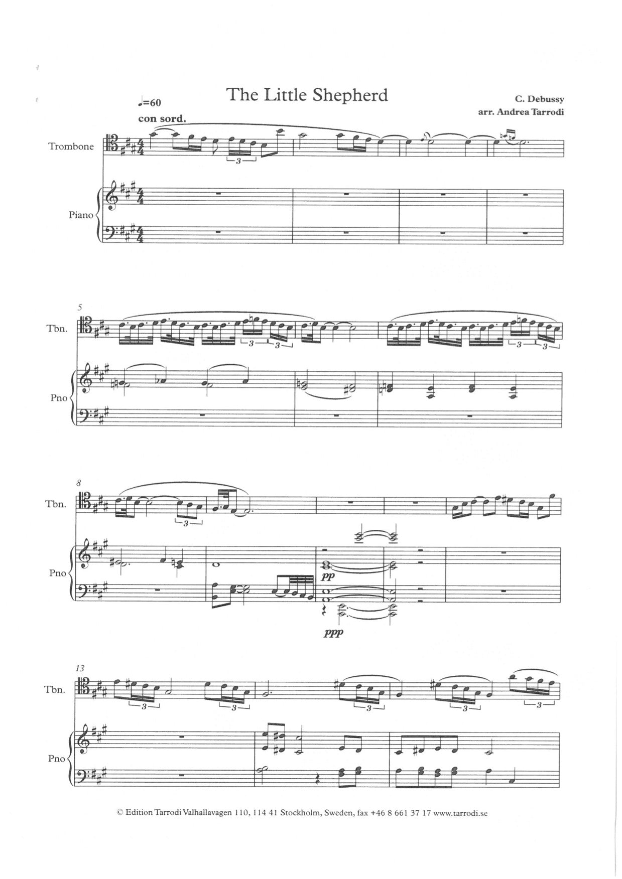 Debussy / Tarrodi - The Little Shepherd