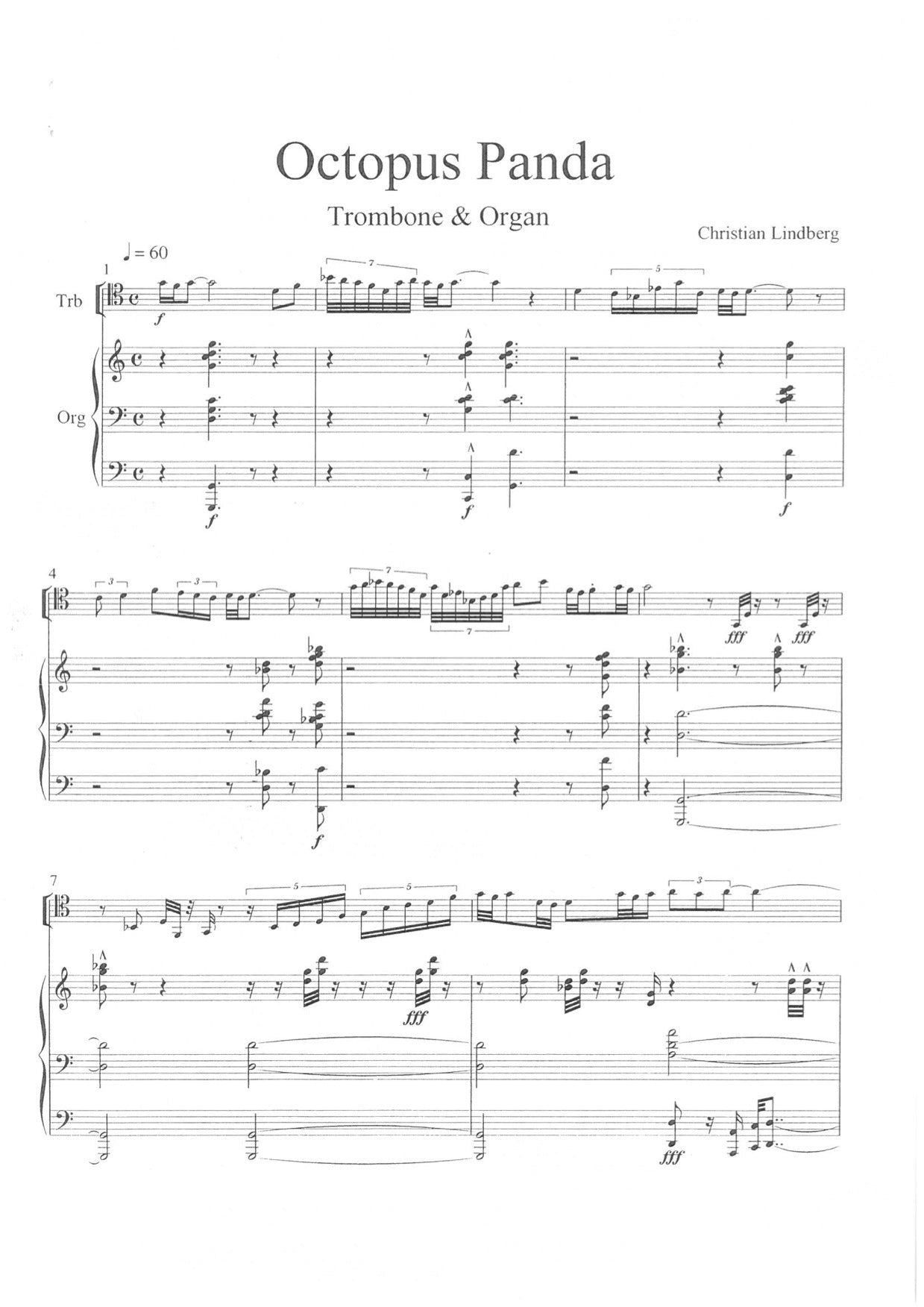 Christian Lindberg - Octopus Panda Trombone & Organ 5 '