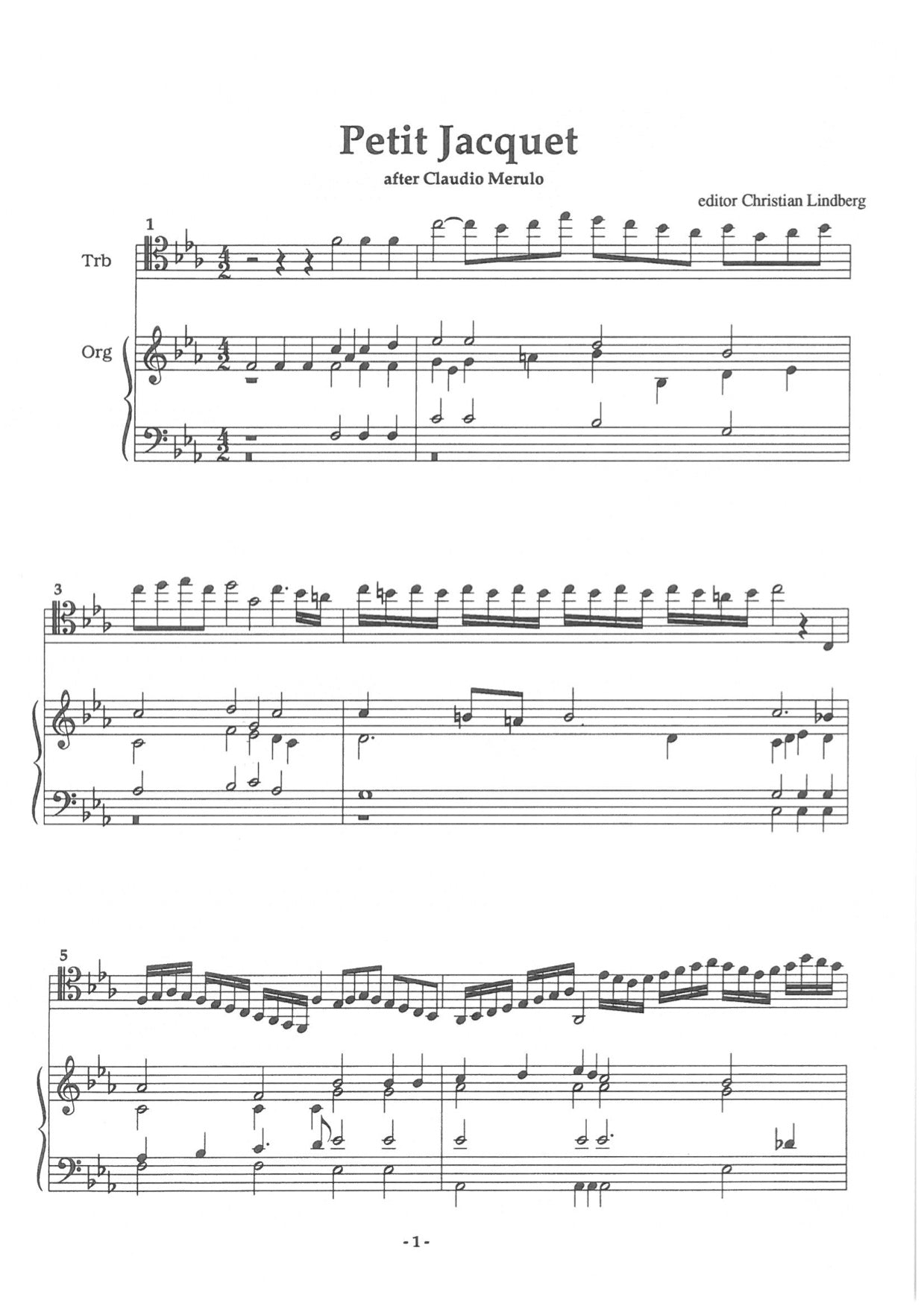 Merulo (after) C - Petit Jaquet