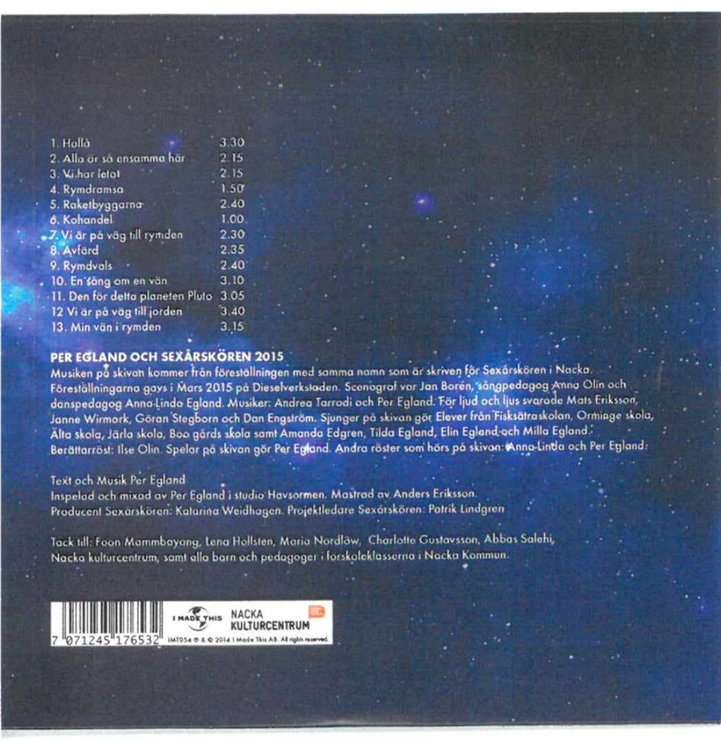 Per Egland - Min vän i Rymden