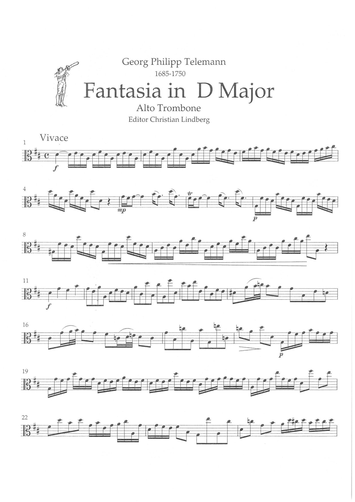 Lindberg/Telemann G. P. - Fantasia in D Major