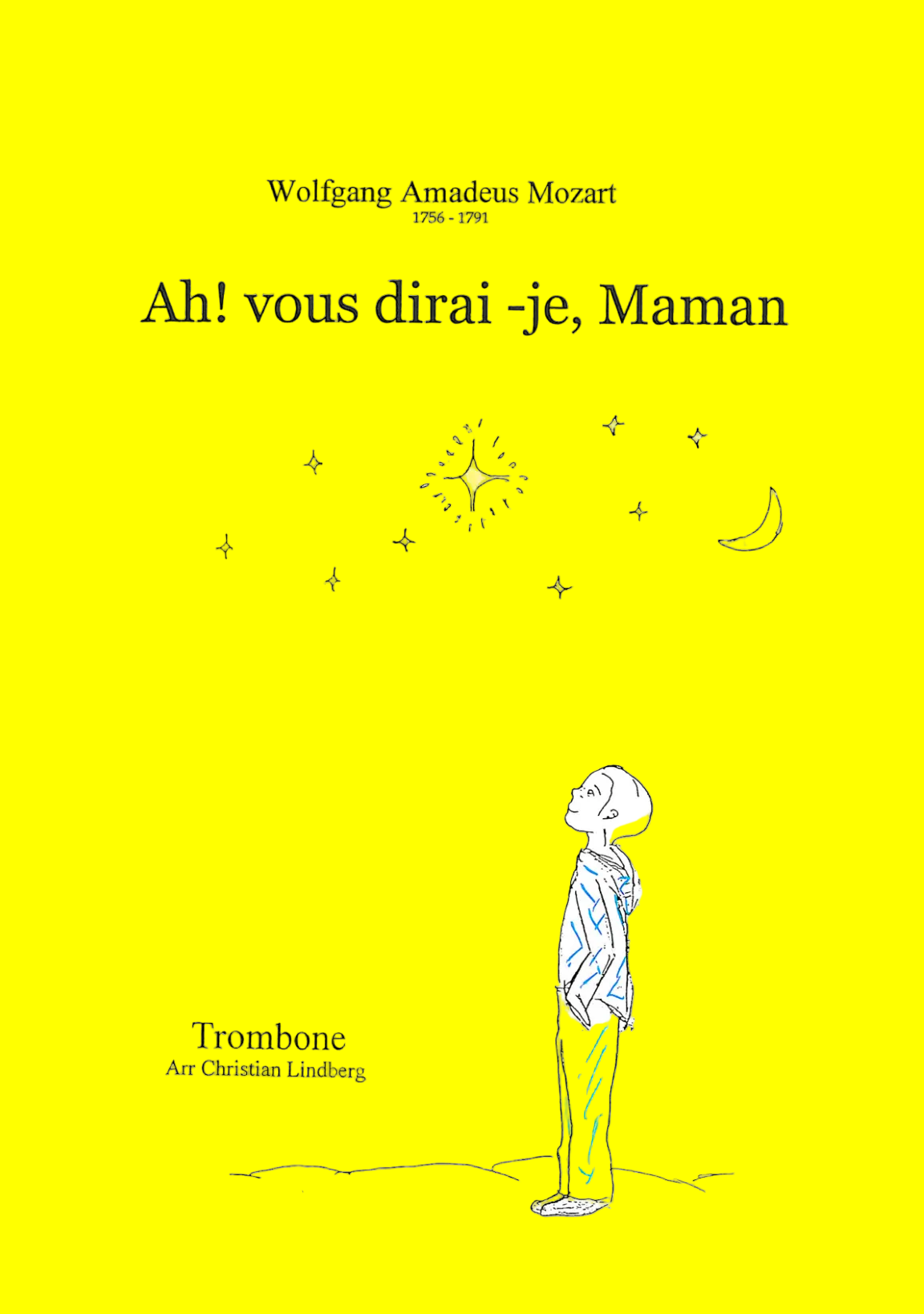 Mozart - Ah! vous dirai -je, Maman - Trombone & Piano - (DIGITAL)