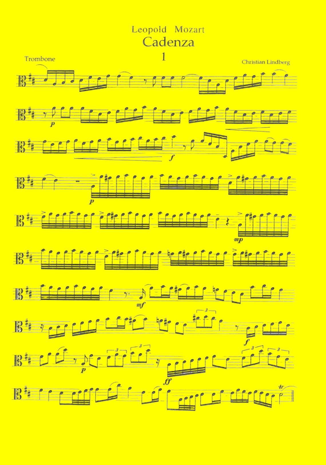 L.Mozart - Cadenza - (DIGITAL)
