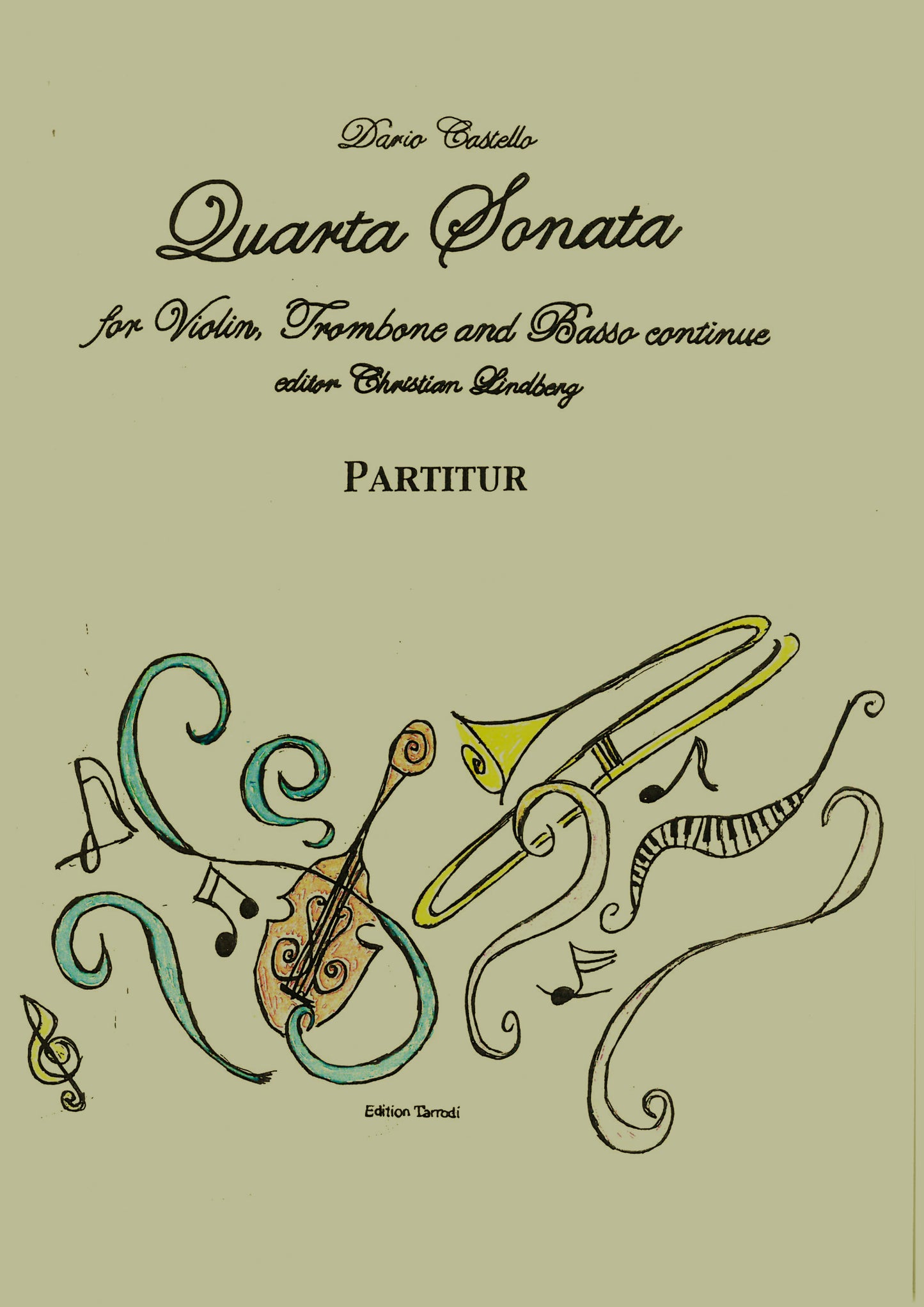 D. Castello - Quarta Sonata -  Trombone, Violin & Basso