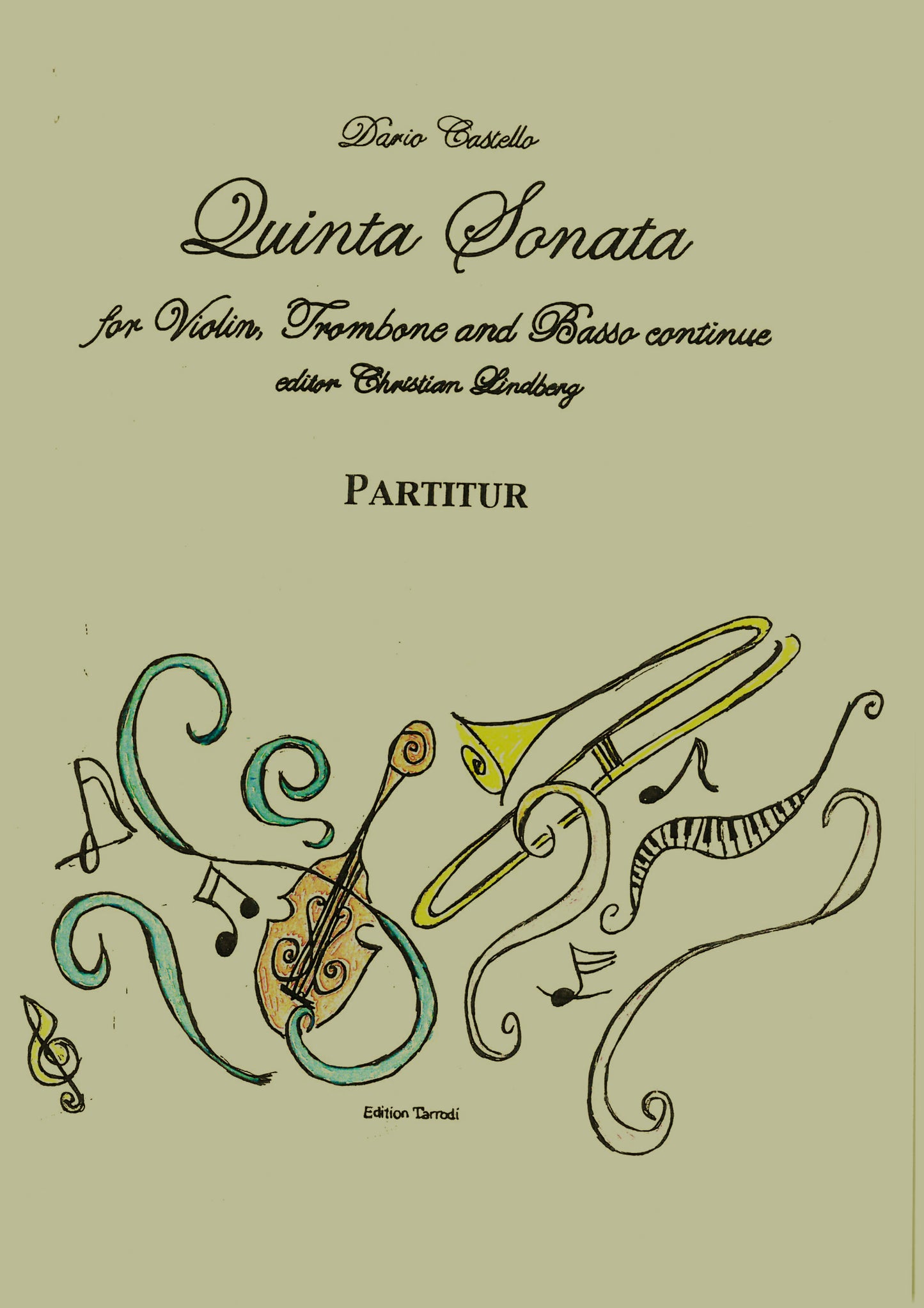 D. Castello - Quinta Sonata Trombone ,Violin & Basso