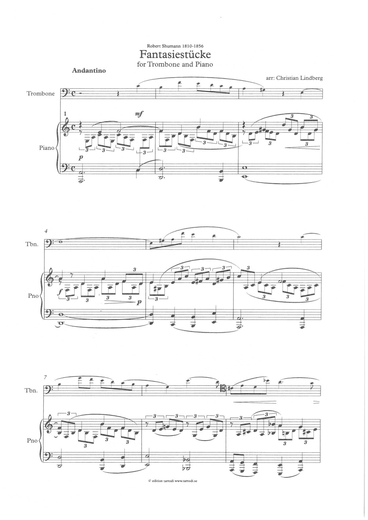 Schumann / Lindberg: - Fantasiestücke