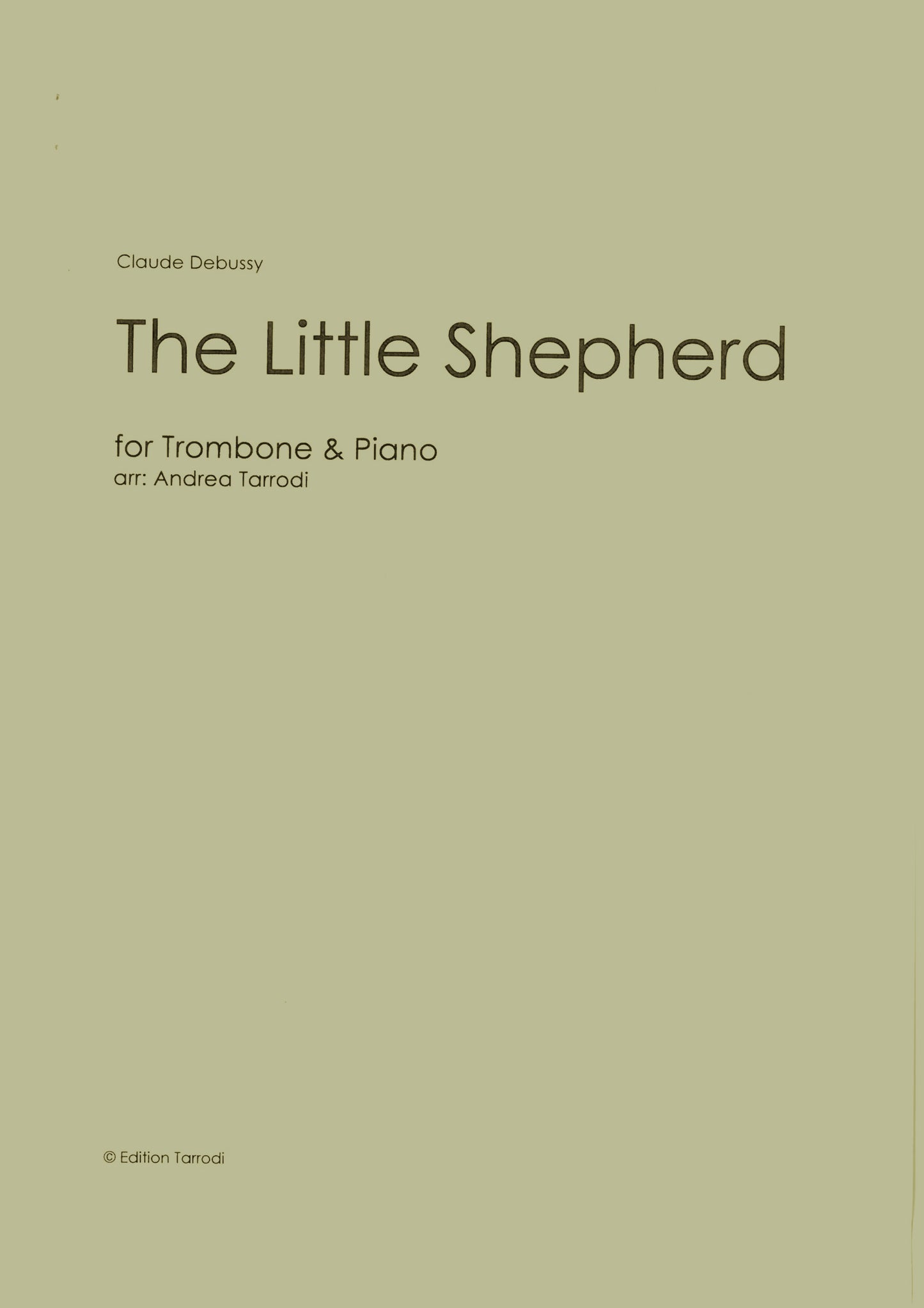 Debussy / Tarrodi - The Little Shepherd